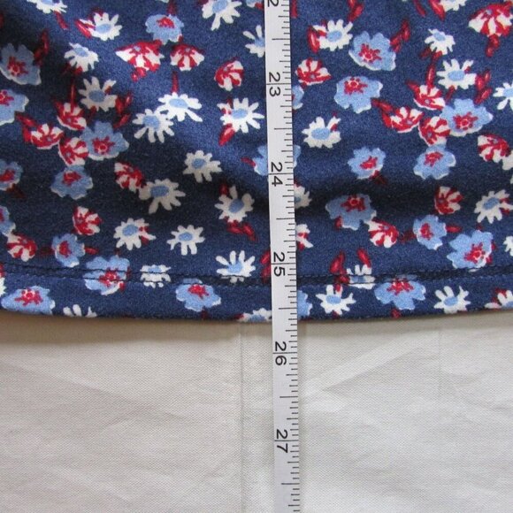 Shyanne Girl's XL Ditsy Floral Flowy Dress - Blue - Picture 7 of 7